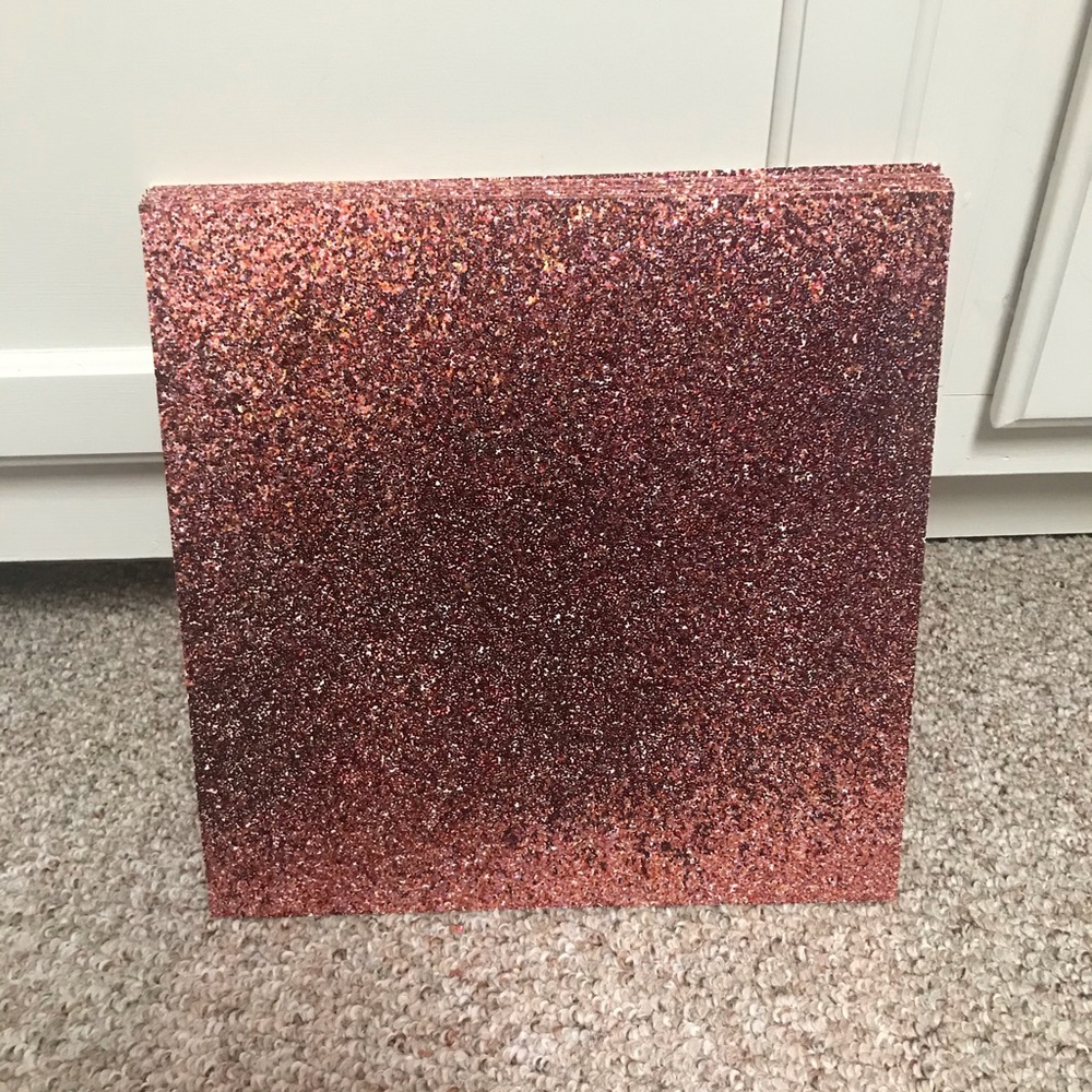 Recollections Red and Pink Glitter Cardstock